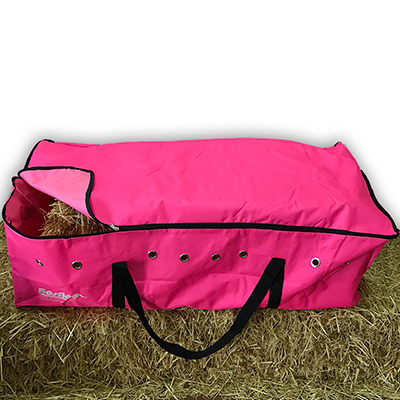 Bosag Hay Bag Bale Pink Zipper