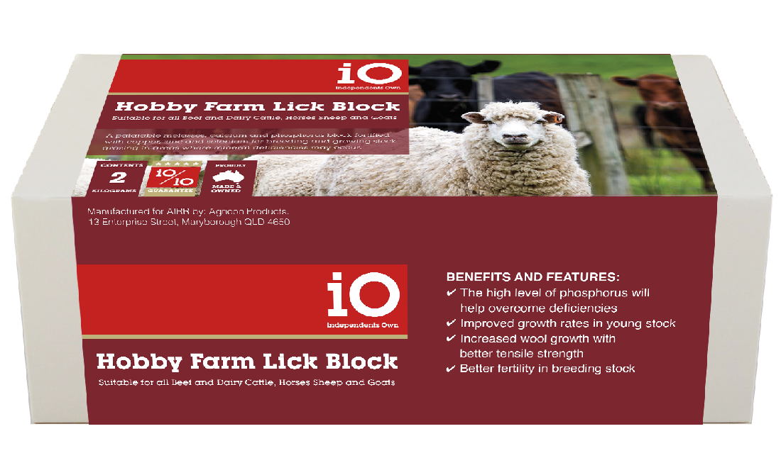 Io Hobby Farm Block 2kg
