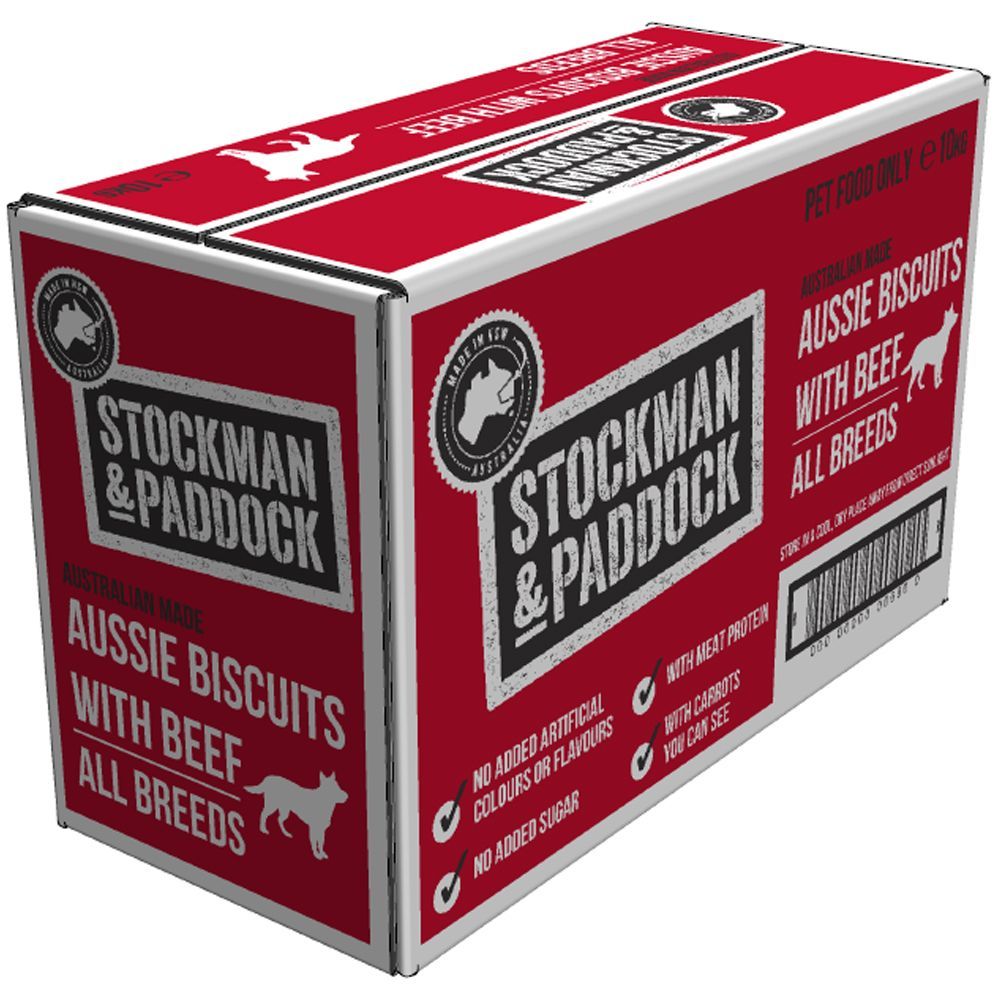 Stockman Paddock Aussie Biscuit Beef 10kg
