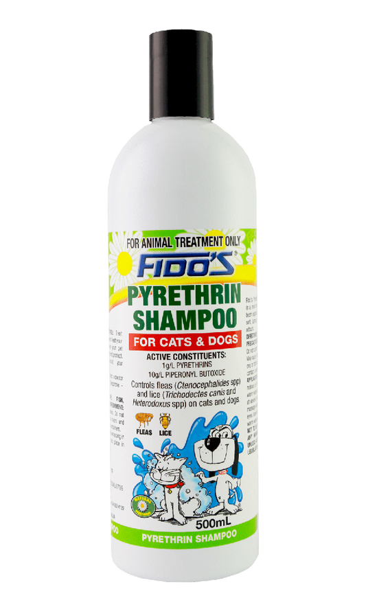 Fidos Pyrethrin Shampoo 500ml