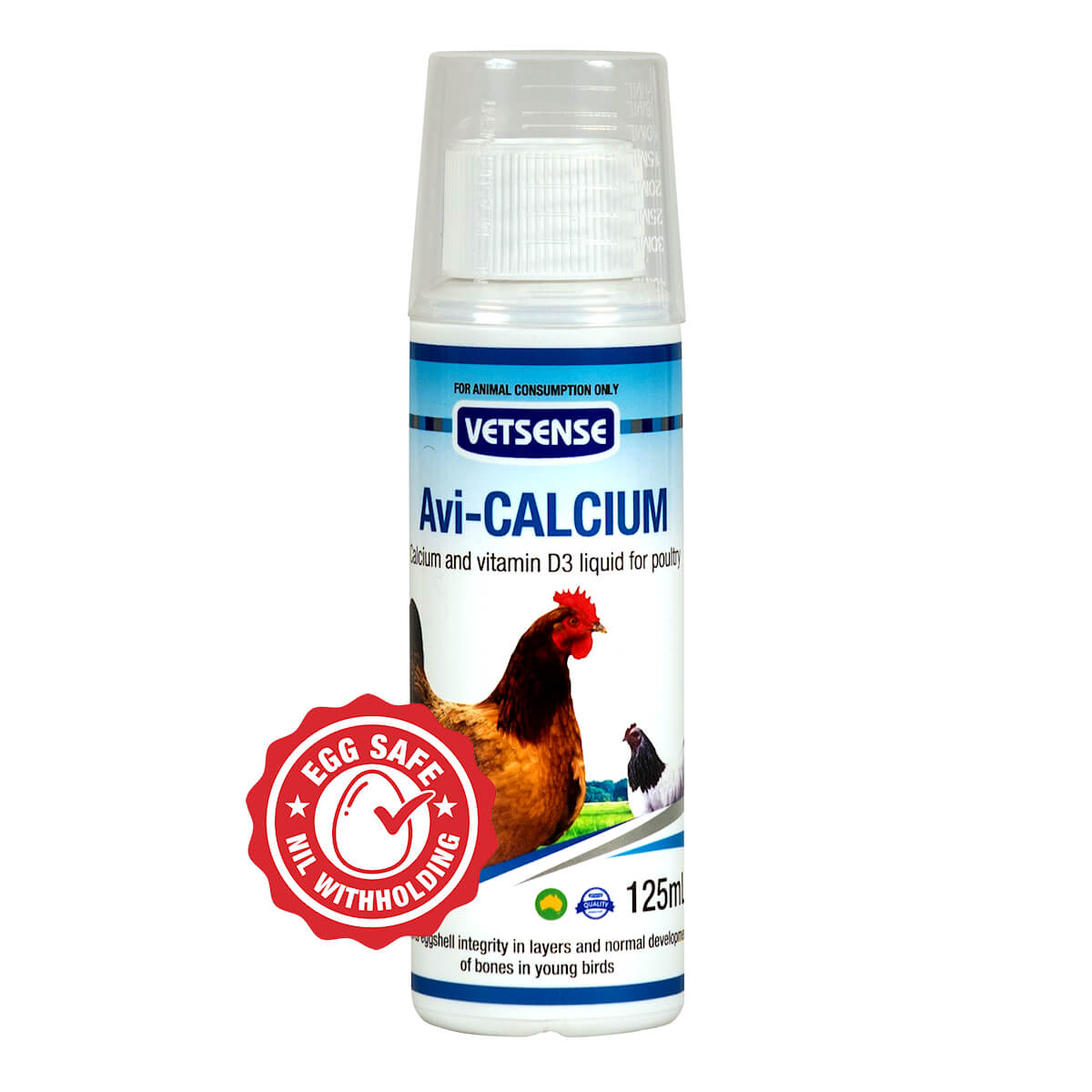 Vetsense Avi-calcium 125ml