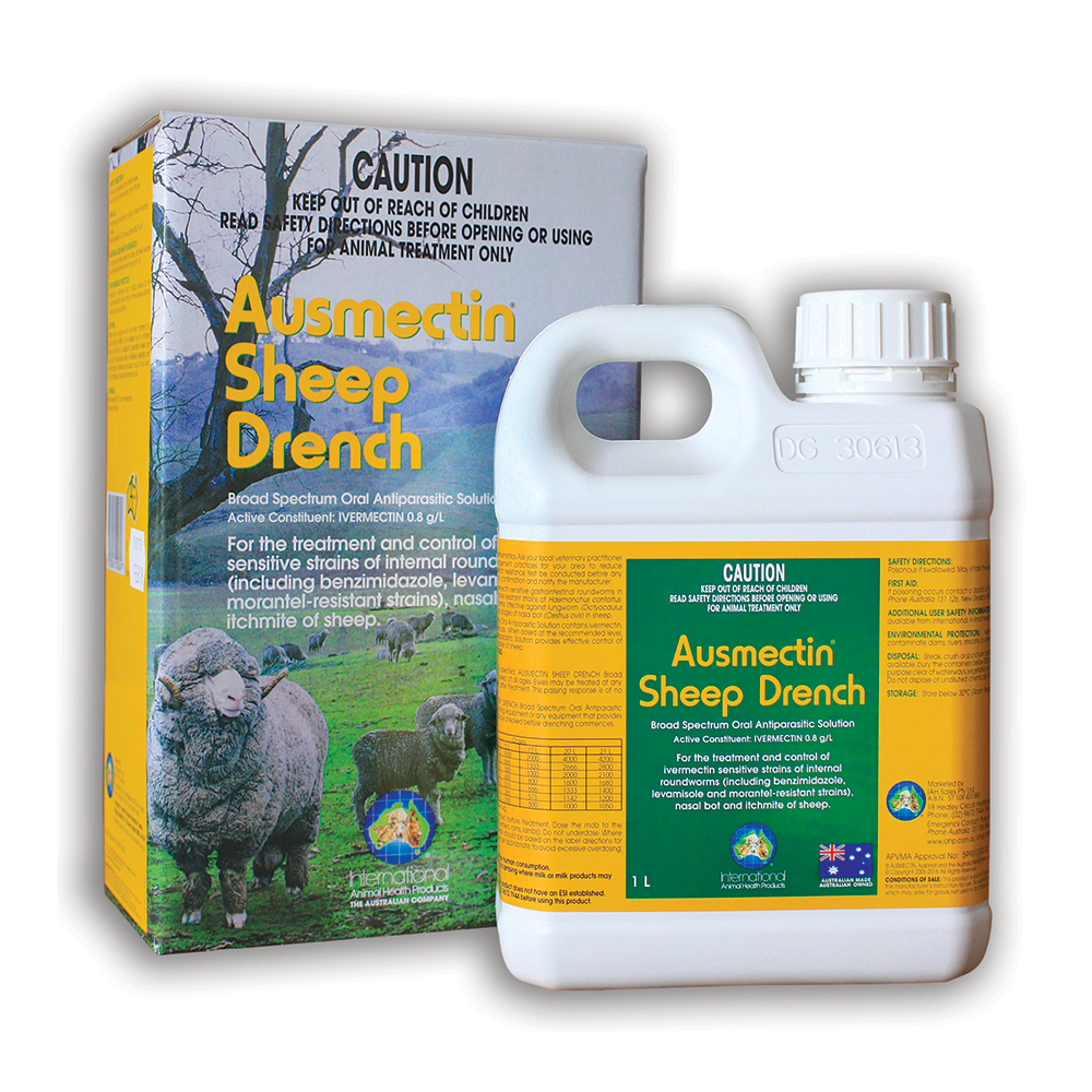 Iah Ausmectin Sheep Oral Drench 1l