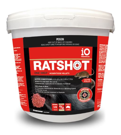 Io Ratshot One Shot Pellet 1kg Red